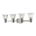 thumbnail image 1 of Z-Lite Intrepid 4 Light Vanity Light in Brushed Nickel, 1 of 1