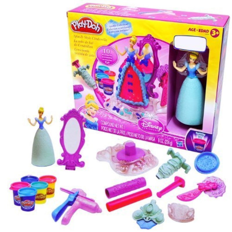 Play-Doh Spin and Style Cinderella - Walmart.com