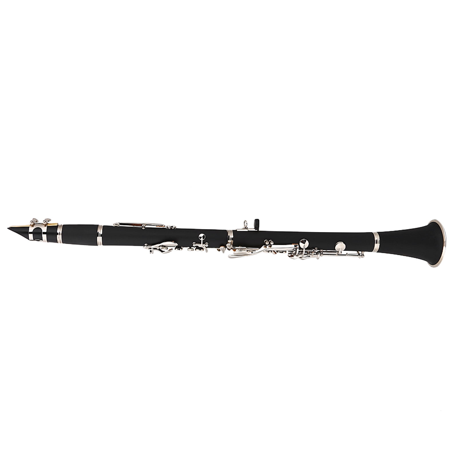 Clarinet 17 Key Descending B Tone Bakelite Clarinet With Reeds Cleaning Cloth Woodwind Instruments