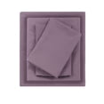 thumbnail image 4 of Comfort Classics Micro Splendor Solid Purple 4 Piece Sheet Set, California King, 4 of 5