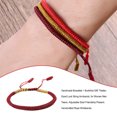 thumbnail image 4 of yingyy Bracelets Thread Tibetan Buddhist Woven Love Lucky Knot Bracelet String Hand Rope Bangles Jewelry Blessing Gifts Multicolored 1Set, 4 of 6