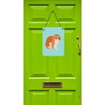 thumbnail image 2 of English Lop Rabbit Blue Check Wall or Door Hanging Prints, 2 of 2