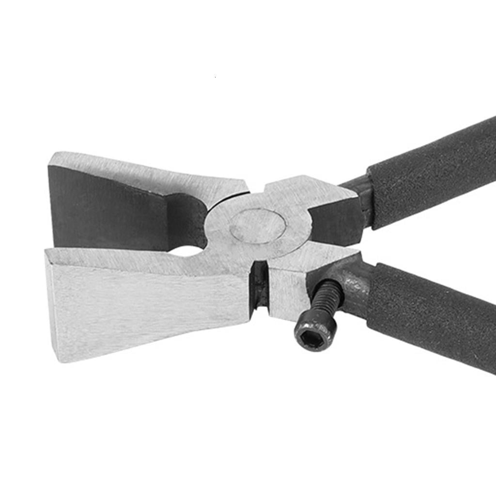 CEORPER Flat Nose Draw Tong Jewelry Pliers Wire Drawing Pliers with Adjustment Function