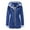 Blue, variant on BRGZLK Fall Rain Jacket for Women Trendy Striped Lining Long Sleeve Casual Lightweight Waterproof Windbreaker Outdoor Long Trench Coats Wine M