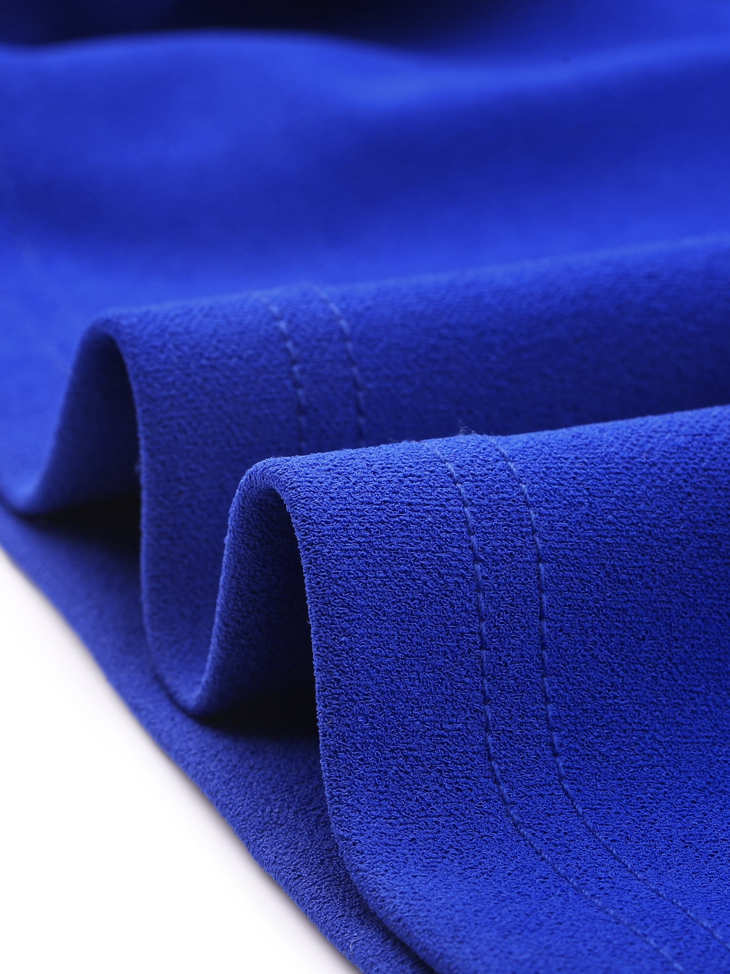 DARING DIVA Elegant Boat Neck Wear to Work Dress XS Royal Blue