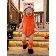 thumbnail image 3 of RUINIXCW Baby Halloween Animal Costume Sleeveless Romper Cartoon Hat Socks, 3 of 7