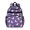 Unicorn and Star Purple Pattern, variant on Unicorn and Star Blue Pattern Cute School Backpack Bag for School with Padded Back and Adjustable Shoulder Straps 15.25"x11.5"x5.25"