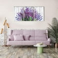 thumbnail image 4 of Purple Wall Decor Rustic Lavender Wall Art Purple Bathroom Bedroom Pictures Farmhouse Flower Painting for Living Room Vintage Lilac Floral Posters Canvas Prints Kitchen Home Decorations 12x16" 3 Piece, 4 of 6
