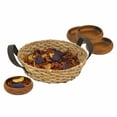 thumbnail image 6 of Woodard & Charles Large Round Serving Tray and 4 Acacia Wood Bowls, 5 Piece Serving Set, 6 of 7