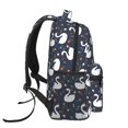 thumbnail image 3 of Disketp Swan And Flowers1 Backpack for Men and Women - Lightweight Backpack Classical with Multi-pockets Casual Daypack for College Workplace Travel, 3 of 5