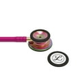 thumbnail image 2 of 3M Littmann Classic III Stethoscope, Rainbow-Finish, Raspberry Tube, 27 inch, 5806, 2 of 9