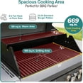 thumbnail image 5 of Gas Outdoor Kitchen Island Grill with Side Burner, 52,000 BTU (LGP/NG) - BRANDMAN GRILLS SINCE 1987, 5 of 11