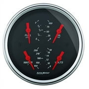 Auto Meter 1414 Designer Black Quad Gauge