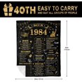 thumbnail image 5 of 80th Birthday Gifts for Women, 80th Birthday Gifts for Men, Birthday Gifts for 80 Year Olds, Best 80 Year Old Birthday Gifts for Men Women, 1944 Birthday Gifts, Happy 80th Birthday Blanket 50"X60", 5 of 5
