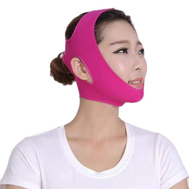 Prenda de compresión postquirúrgica para el cuello y el mentón, banda para el mentón, envoltura facial adelgazante