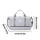 thumbnail image 3 of Bolsa de Viaje Multiusos, Duffle Ligero, Tote de Gimnasio con Compartimento Húmedo, 50x30x25cm, para Deportes, Fitness, Yoga, Viajes de Fin de Semana, Camping y Picnics., 3 of 5