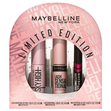 Maybelline Lash Sensational Holiday Limited Edition Mini Eye Kit, Very Black, 1 kit