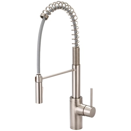 Pioneer Faucets 2Mt270 Motegi 1.5 GPM Single Hole Pre-Rinse Kitchen Faucet - Nickel