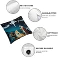 thumbnail image 4 of BANET  Christmas Christ Scene Decorative Throw Pillow Cover, Christmas Star and Square Pillowcase Blended Double-Sided No Inserts for Bedroom Living Room 12x12in, 4 of 5