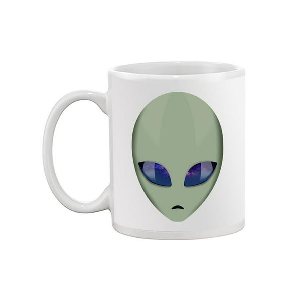 Alien With Space Eyes Mug - SPIdeals Designs,