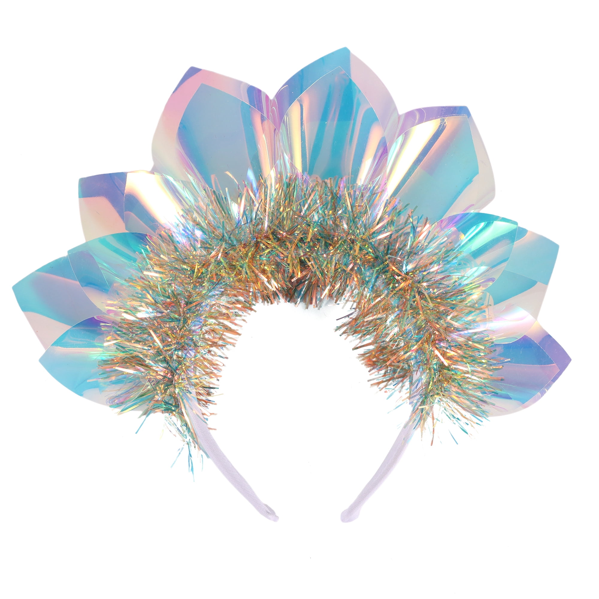 Iridescent Sun Headband, Bright Party Accessory for Adult Parties and Events, by Way To Celebrate