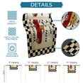 thumbnail image 7 of Table Runner Dresser Scarves 70 Inch Long, Farmhouse Red Car and Cows Linen Dining Table Runners Black White Buffalo Checked Tabletop Scarf for Wedding Holiday Party Kitchen, 7 of 7