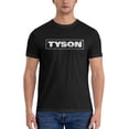 thumbnail image 3 of Mike Music Tyson Men's T-Shirt Short Sleeve Crewneck Shirts Pure Cotton Casual Tees Novelty Shirts Black, 3 of 8