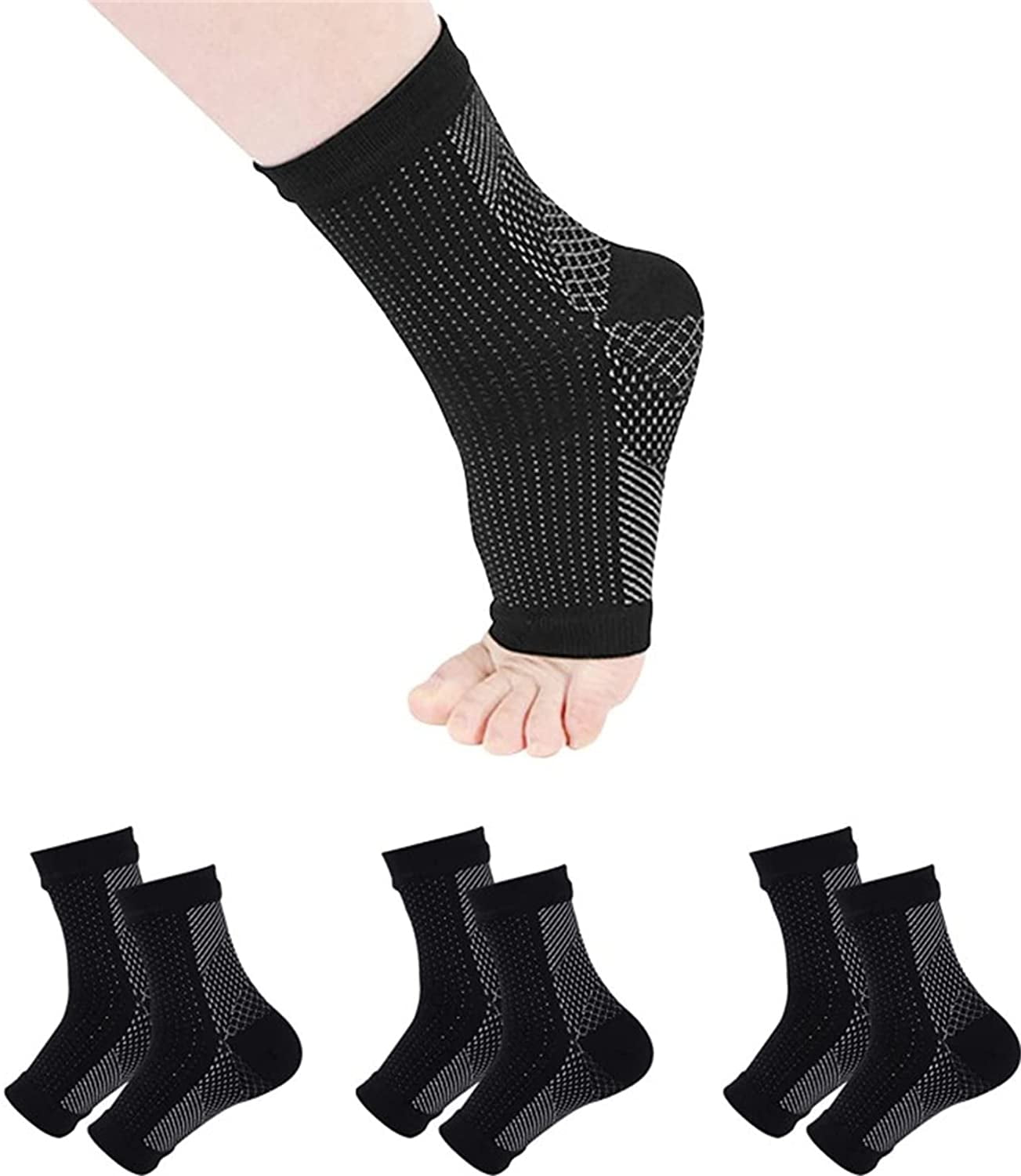 3Pairs Amrelieve Soothesocks, Soothesocks for Neuropathy, Anti Fatigue ...