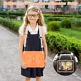 thumbnail image 5 of FJLBDE Case for iPad (A16) 11th Gen 2025/10th Gen 2022 10.9 Inch with Butterfly Stand, Shockproof Protective Tablet Cover with Pencil Holder Shoulder Strap for Kids Girls, Orange, 5 of 7