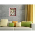 thumbnail image 4 of Manjushri - Gentle Glory - Bodhisattva of Wisdom - Vintage Tibetan Thangka Buddhist Painting - Tibet, 13th Century - Bamboo Fine Art 290gsm Paper Print (Unframed) 18x24in, 4 of 4