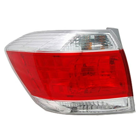 KAI New OEM Replacement Driver Side Tail Light Assembly, Fits 2011-2013 Toyota Highlander