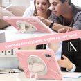 thumbnail image 4 of For Lenovo Tab M11/Tab K11 LTE/Xiaoxin Pad 2025 Case 11 inch, 360 Hand Strap, Shoulder Strap, Kickstand, Rugged Drop Protection, Cherry Pink, 4 of 7