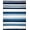 Blue, Pattern 14, variant on ODIKA 8'x10' Washable Area Rug Striped Accent With Horizontal Bands And Minimalist Border Design for King Size Bedroom Under Bed, Master Suite, Non-Shedding, Easy Care