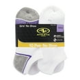 thumbnail image 2 of Athletic Works No Show & Liner Moisture Wicking Durable Stretchy Solid Ribbed Socks (Little Girls or Big Girls) 10 Pack, 2 of 5