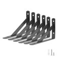 thumbnail image 1 of Estante Soportes Eau L, color negro, 15 x 9 cm, 30 kg, 6 unidades, 1 of 7