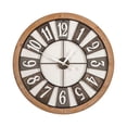 thumbnail image 3 of Clock In - Clock Metal Brown, 3 of 7