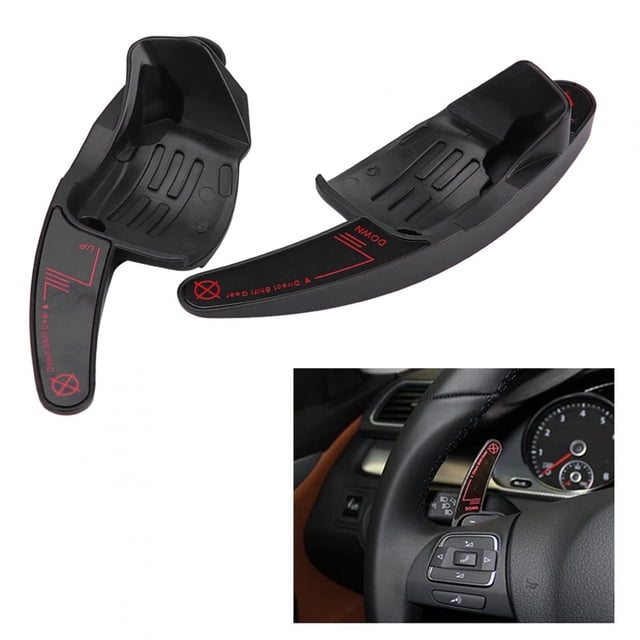 Paleta de Cambio de Volante CC 6 B6 Mk5, PlásTiCO ABS de Primera Con Textura Mate, Fácil Instalación, Mejora El Estilo del Coche
