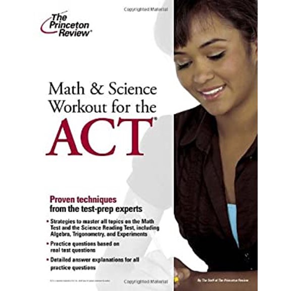 Pre-Owned Math and Science Workout for the ACT (Paperback) 9780375428081