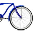 thumbnail image 4 of Micargi 24" Rover White Wall Tires Beach Cruiser Single Speed Coaster Brake Men's Bicycle Blue, 4 of 4