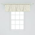thumbnail image 2 of Ambesonne Airplane Print Window Valance, Minimal Silhouettes, 54" X 18", Cream Grey, 2 of 3