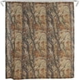 thumbnail image 3 of Realtree All Purpose Shower Curtain for Bathroom, Printed Camouflage Design, 72" x 72" Water Resistant Curtains for Bathroom,, 3 of 3