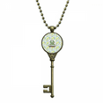 thumbnail image 1 of Mahjong Tiles Font Design Chinese Traditional Key Necklace Pendant Tray Embellished Chain, 1 of 3
