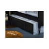 Carolina Furniture Works 439300 Rails - Wood with Slats 3-3 - Black
