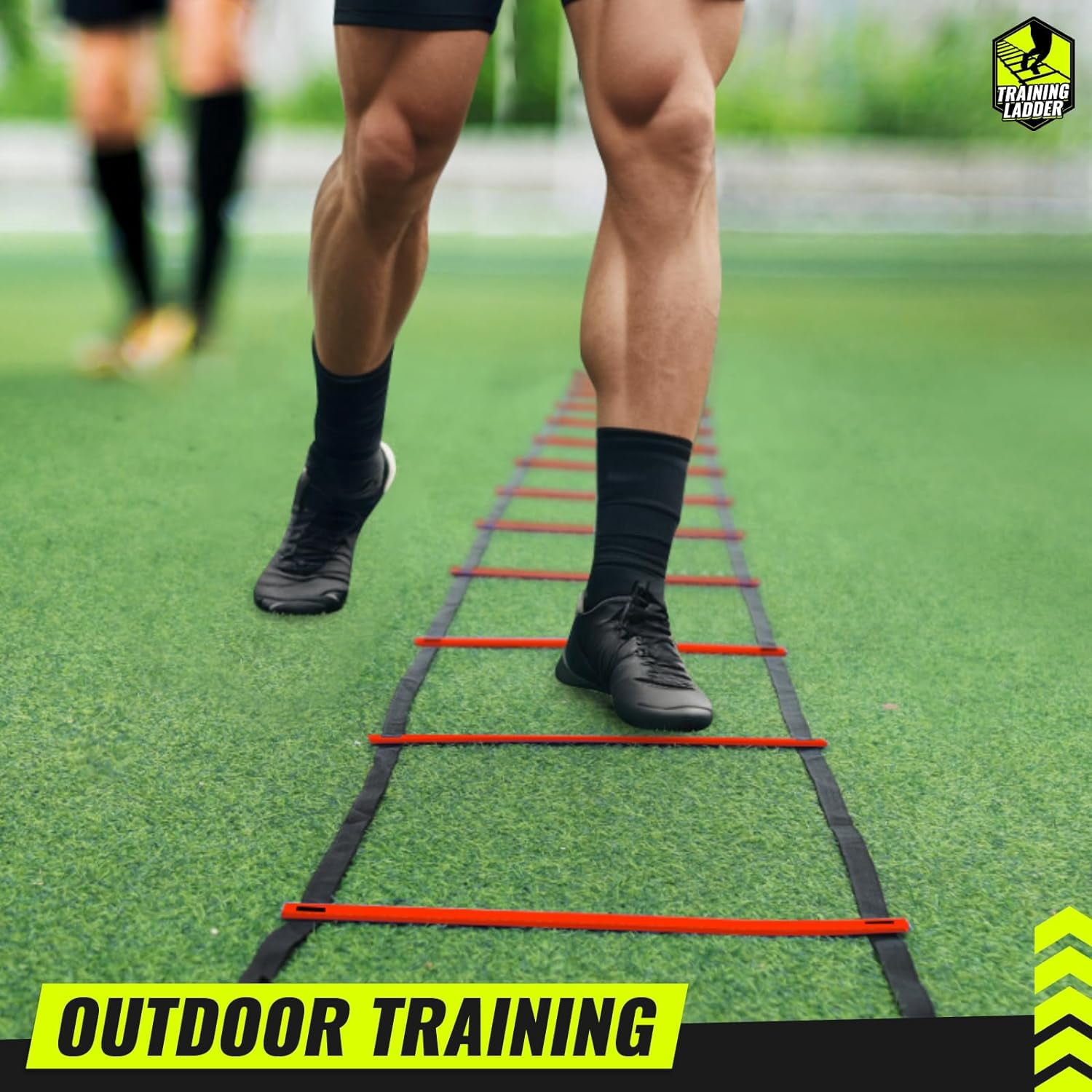 Agility Ladder Speed Ladder Training Ladder for Soccer, Speed, Football Fitness Feet Training Carry Bag Agility Training Equipment 13 rungs, 23 feet Red,23 ft