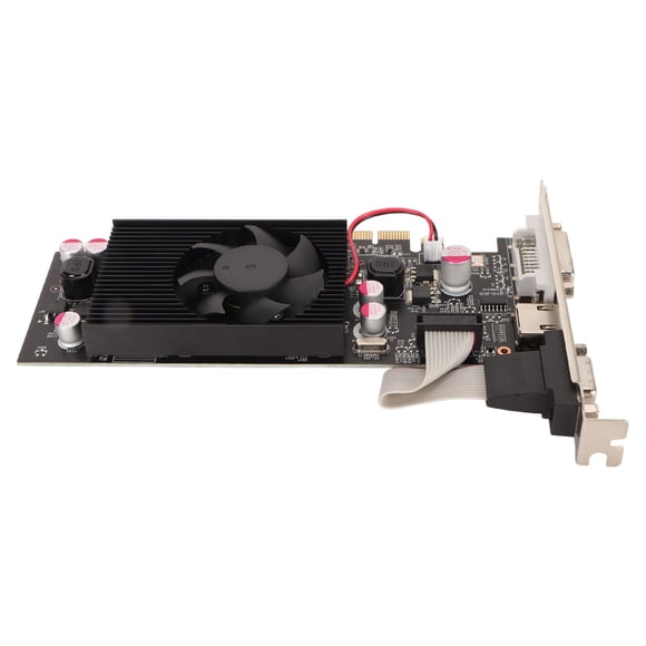 Tarjeta de Gráficos por Computadora, Tarjeta Gráfica de Juegos Soporte de Instalación Fácil dvi vga Silencio GT210 1G DDR2 64bit Operación sin problema Oficina para para