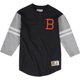 thumbnail image 1 of Mitchell & Ness Washington Senators - Camiseta henley para hombre, color negro, extragrande, 1 of 1
