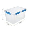 thumbnail image 2 of 6 PACK - EZY STORAGE WATERPROOF 13.2Gal/52.8Qt/50L STORAGE BOX IP67, 2 of 11
