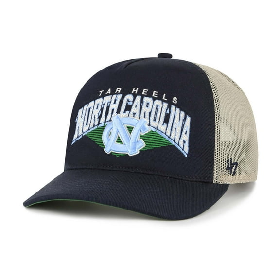 Men's '47  Navy North Carolina Tar Heels Pomona Mesh Hitch Adjustable Trucker Hat