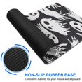 thumbnail image 6 of Long Mouse Pads for Desk,Black Halloween White Ghosts Desk Mats on Top Of Desks, Desk Mouse Pad Extra Large with 3mm Non-Slip Base and Stitched Edge for Gaming,Office,Work,Home 35.4"x15.7", 6 of 6