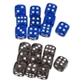 thumbnail image 1 of 20 Dados de de 6 Caras para s de , Actividad, Tema de Casino, Regalos de , Regalos de Juguete (azul, Negro) perfke Juego de dados de seis caras, 1 of 9